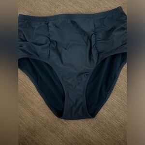 Raisins Curve High Waisted Swim Bottom Blue Size 22